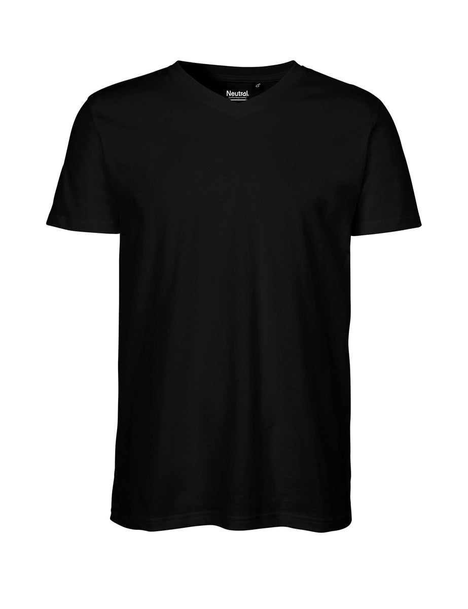 Fairtrade Organic Vneck Tshirt Mens Earth Wardrobe