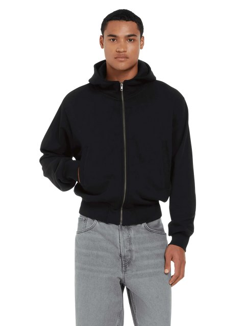 Organic Bomber Jacket Hoodie: Unisex