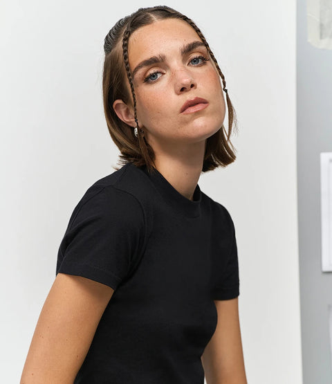 Organic Cotton Low Crop T-shirt