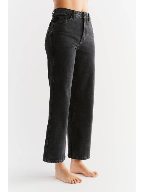 Organic Cotton Wide Leg Jeans: Womens