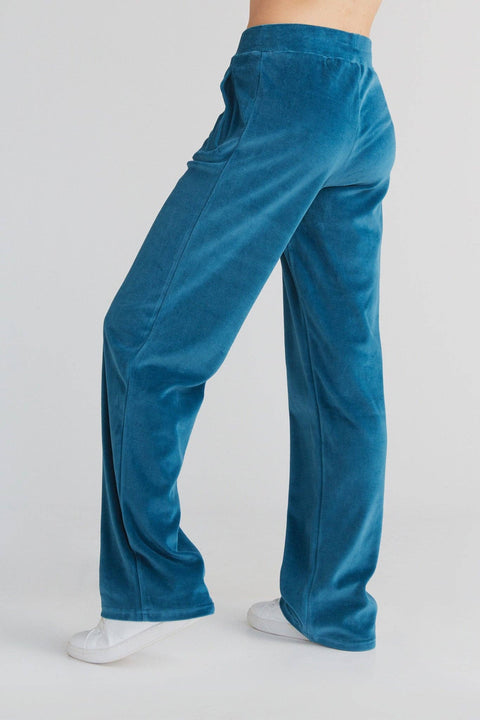 Organic Soft Fleece Straight Cut Sweatpants: Womens