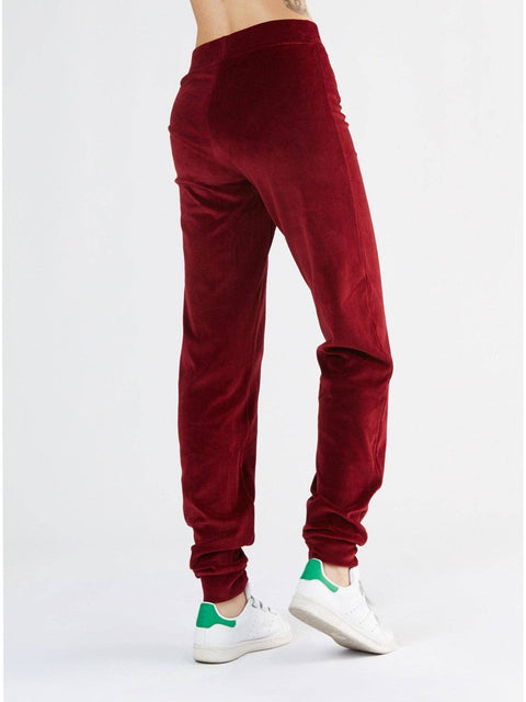 Organic Soft Fleece Cuffed Sweatpants: Womens