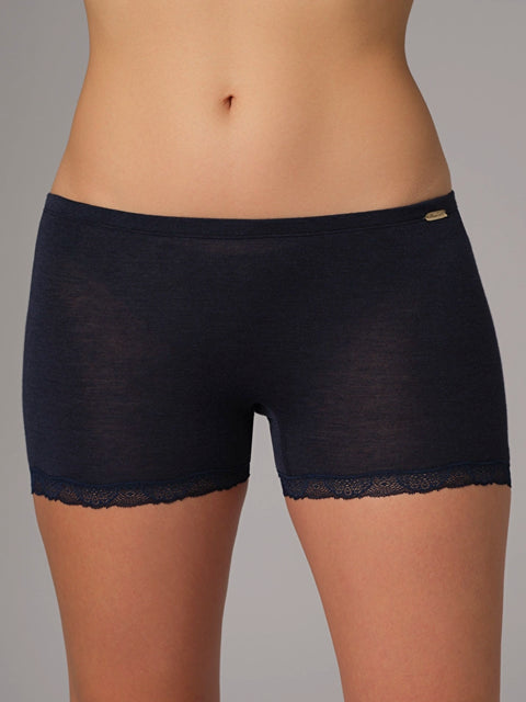 Merino Wool/Silk Thermal Boyshort Briefs: Womens
