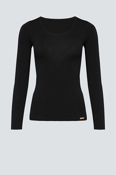 Fairtrade Organic Long Sleeve Undershirt: Womens