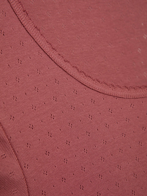 Organic Cotton Breathable Long Sleeve Undershirt: Womens