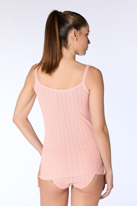 Organic Jacquard Vest with Strap: Womens