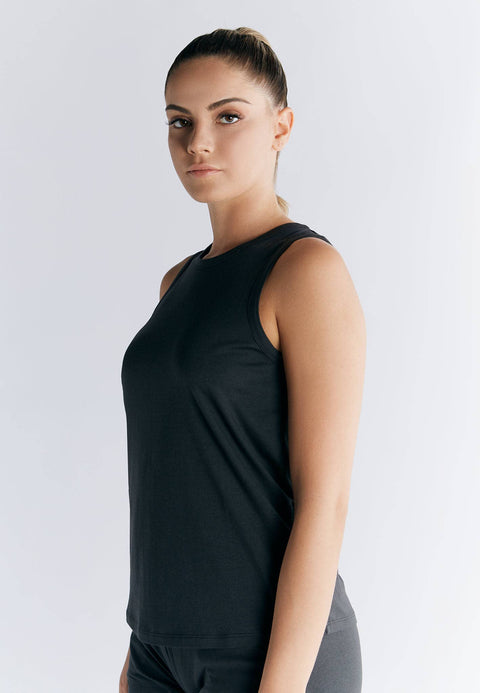 Tencel Active Yoga Sleeveless Top: Womens