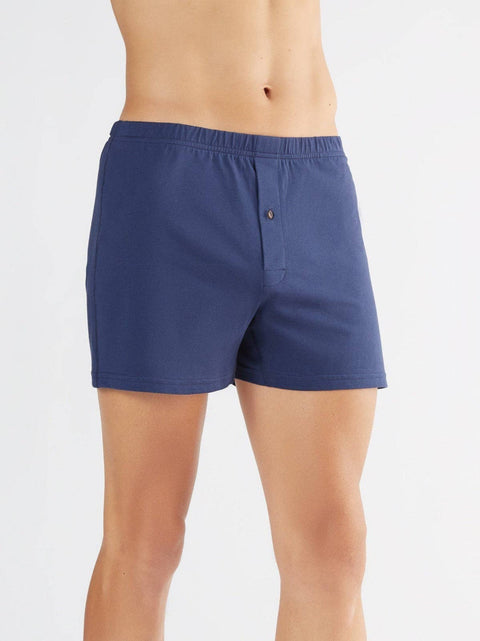 Organic Boxer Shorts with Button: Mens