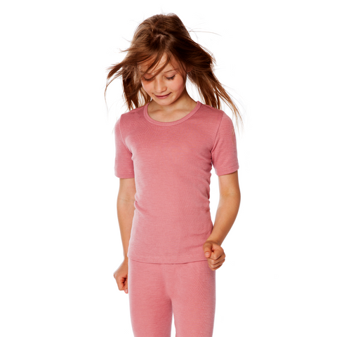 Organic Wool & Silk T-shirt: Kids