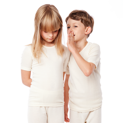 Organic Wool & Silk T-shirt: Kids