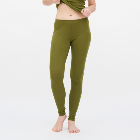 Wool & Organic Cotton Leggings: Womens