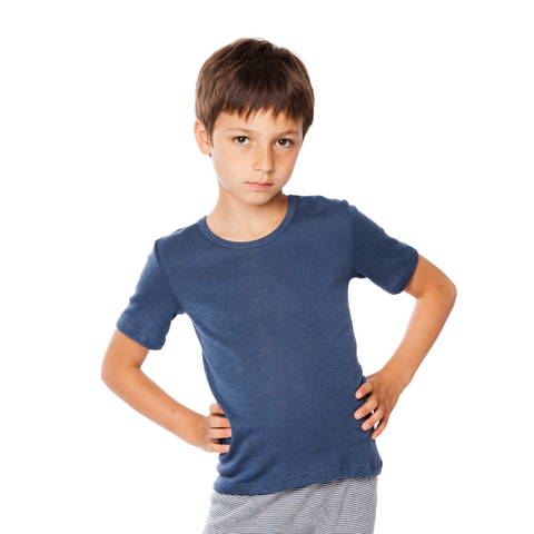 Organic Wool & Silk T-shirt: Kids