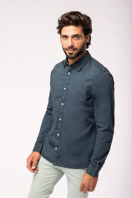 Organic Washed Long Sleeve Shirt