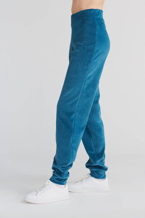 Organic Soft Fleece Cuffed Sweatpants: Womens