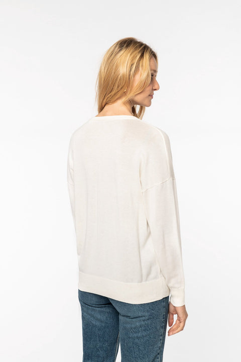 Organic Cotton & Tencel Cardigan: Womens