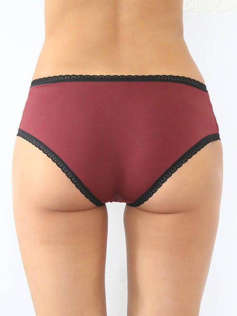 Organic Hipster Briefs with Lace