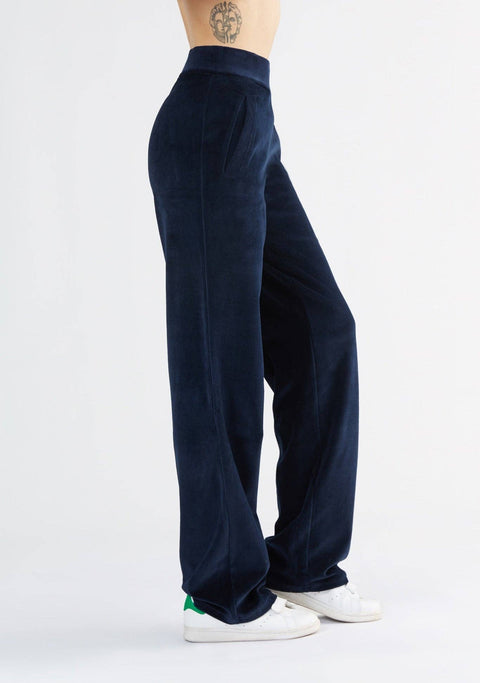 Organic Soft Fleece Straight Cut Sweatpants: Womens