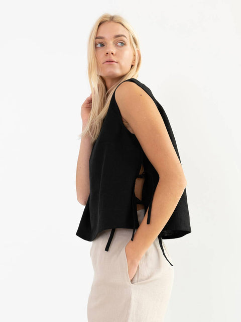 Linen Tank Top: Womens