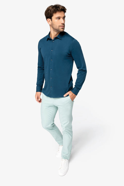 Organic Long Sleeve Jersey Shirt: Mens