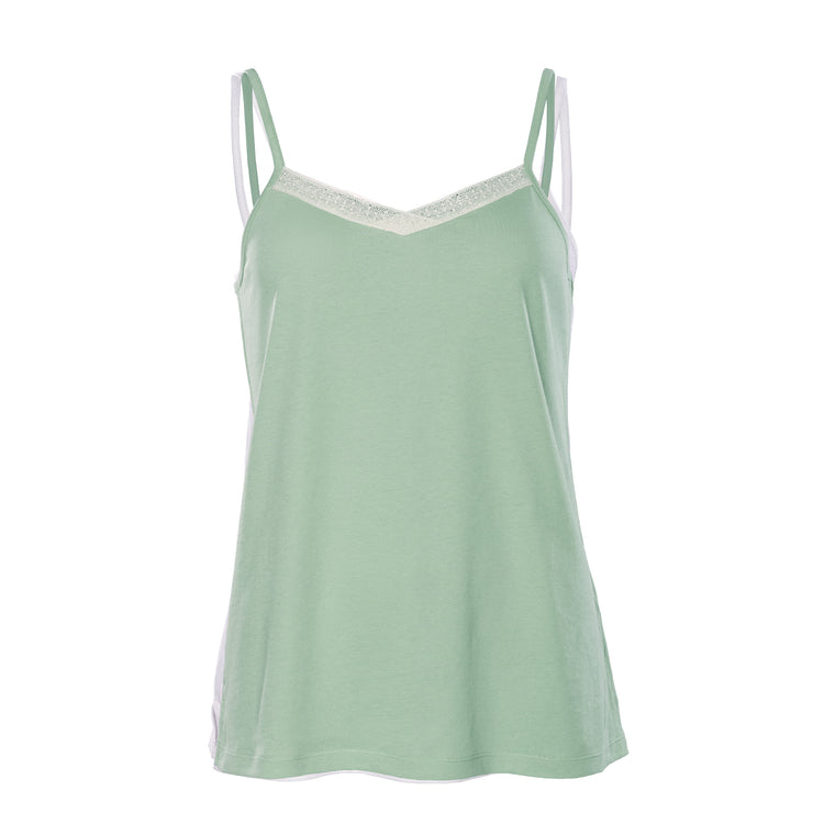 Organic Crop Tank Top: Womens