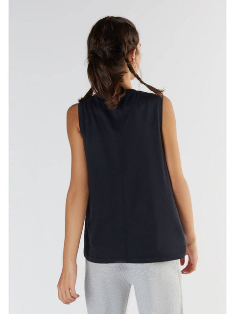 Tencel High-Neck Active Vest Top: Womens