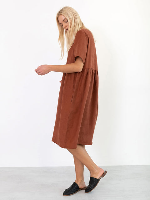 Linen Loose Dress