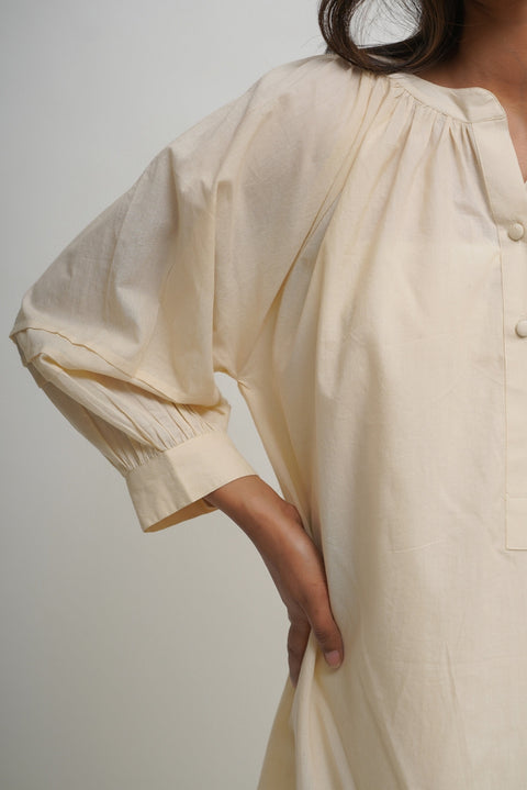 Organic Cotton Oversized Midi Dress