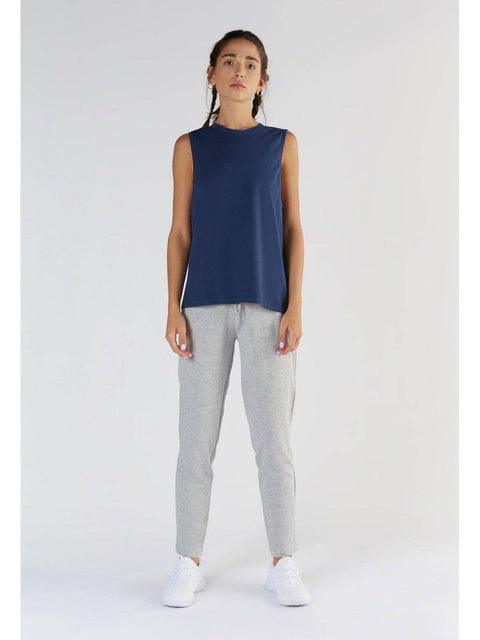 Tencel High-Neck Active Vest Top: Womens