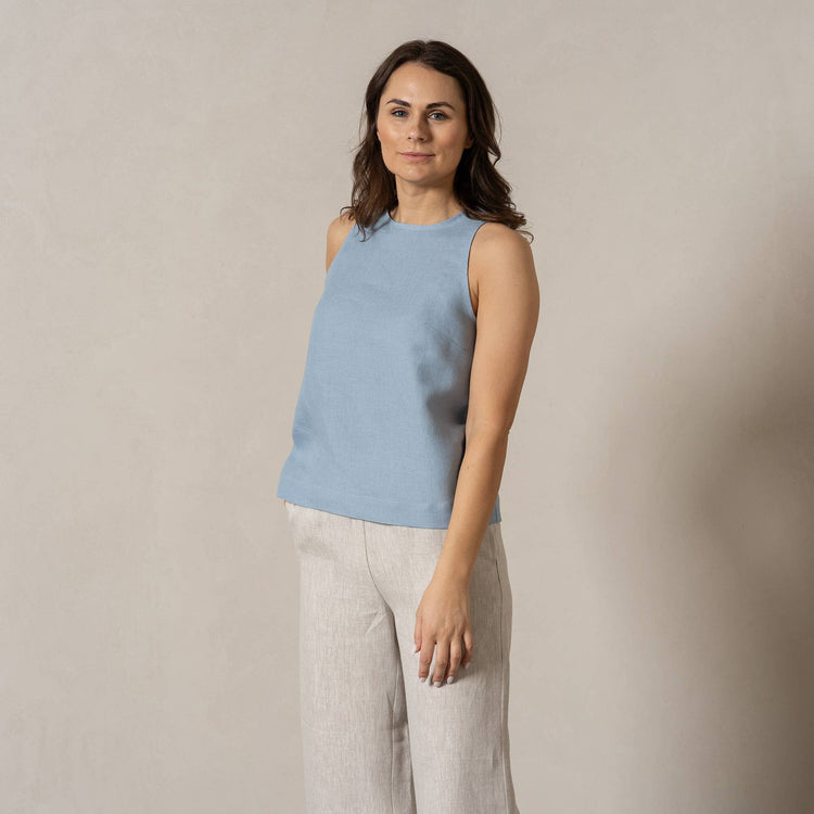 Organic Crop Tank Top: Womens