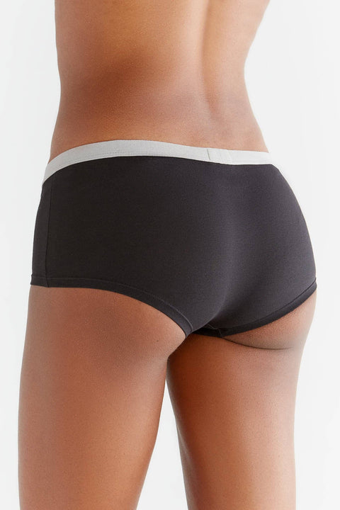 Organic Cotton Boyshorts with Elastic Waistband