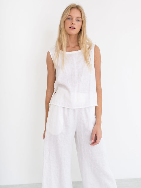 Linen Tank Top: Womens