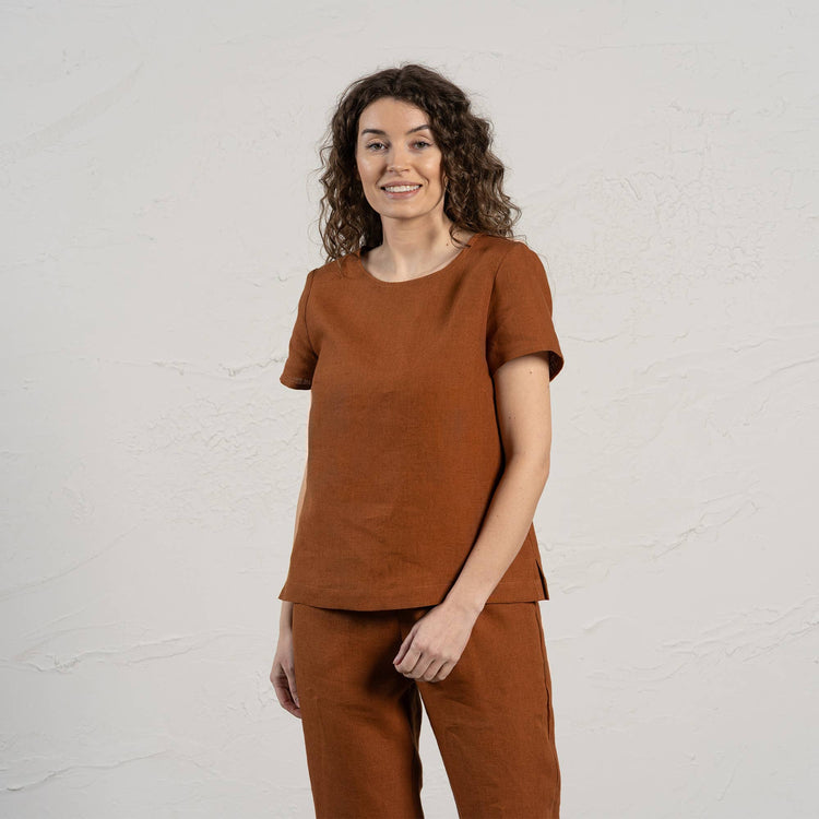 Organic Crop Tank Top: Womens