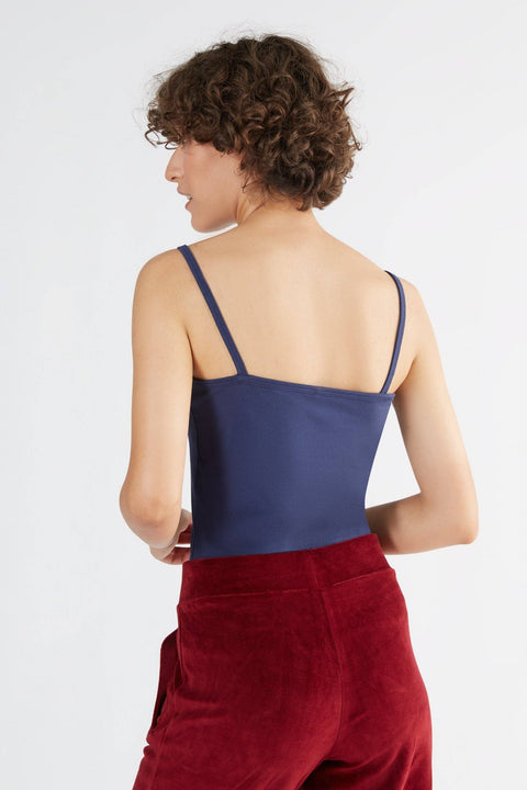 Organic Stretch Vest with Spaghetti Straps: Womens