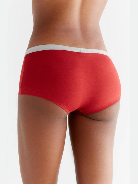 Organic Cotton Boyshorts with Elastic Waistband