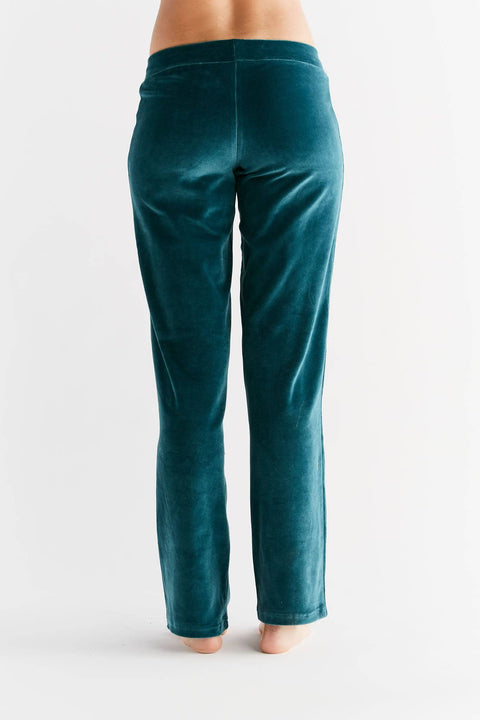 Organic Soft Fleece Straight Cut Sweatpants: Womens