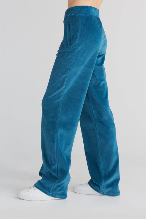 Organic Soft Fleece Straight Cut Sweatpants: Womens