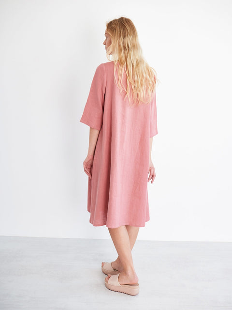 Linen Relaxed Fit Dress
