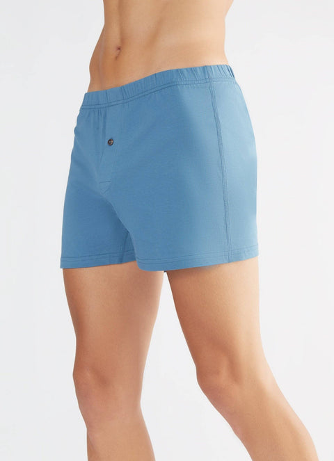 Organic Boxer Shorts with Button: Mens