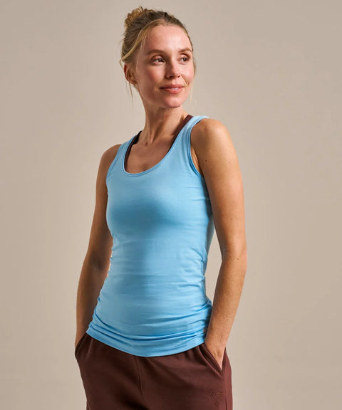 Bamboo & Organic Cotton Vest: Womens