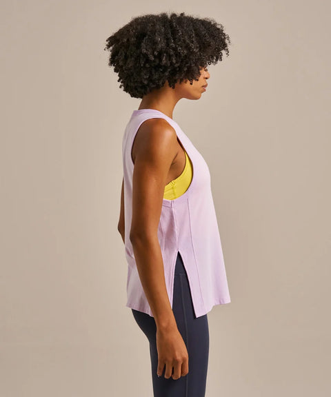 Bamboo Longline Tank Top: Womens