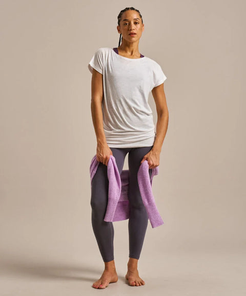 Organic Cotton & Modal Slub Flow T-shirt: Womens