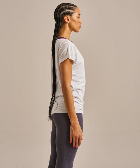Organic Cotton & Modal Slub Flow T-shirt: Womens