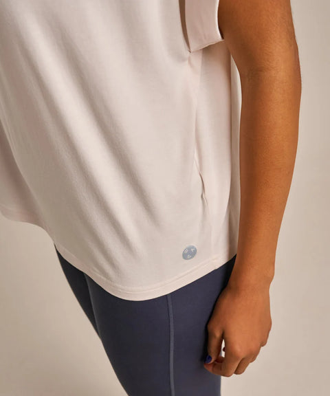 Organic Cotton & Modal Drape T-shirt: Womens