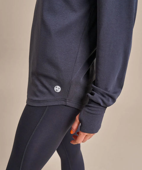 Bamboo Long Sleeve Yoga Top: Womens