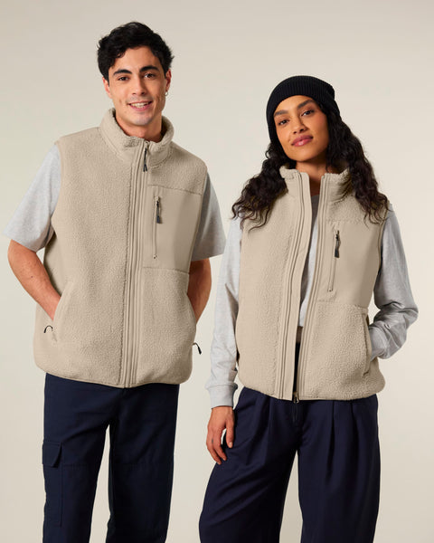 Recycled Sherpa Fleece Bodywarmer: Unisex