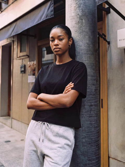 Organic Heavy Boxy T-shirt: Womens