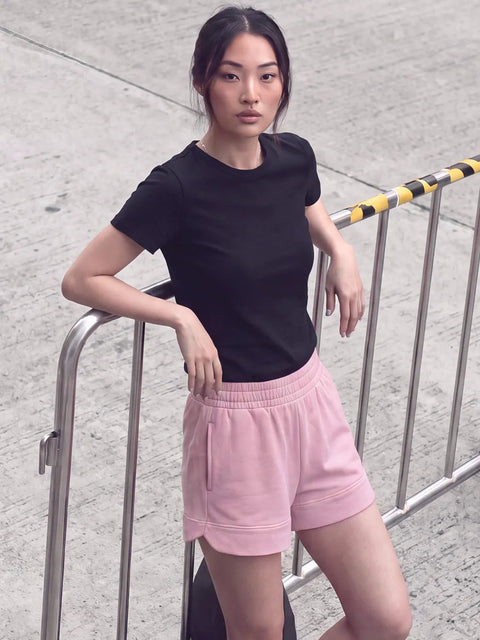 Organic Cotton Sweat Shorts: Womens