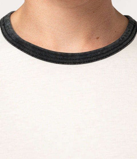 Organic Cotton Ringer T-shirt: Unisex