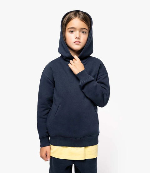 Organic Oversized Hooded Sweatshirt: Kids