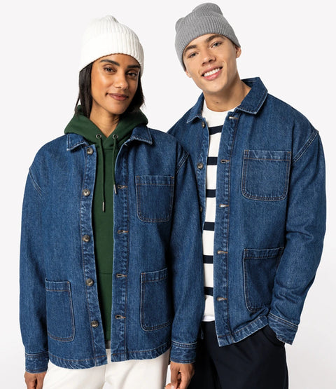 Organic Denim Jacket: Unisex